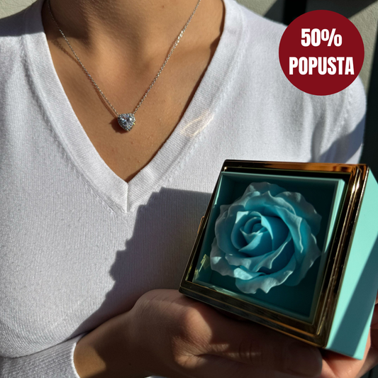 ADORIA - Ogrlica Iznenađenja Sa Ružom